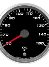 SpeedHut Oil Temp Gauge 60-150C Metric with Warning                                     - GRM338-OILT-02 - Image 4