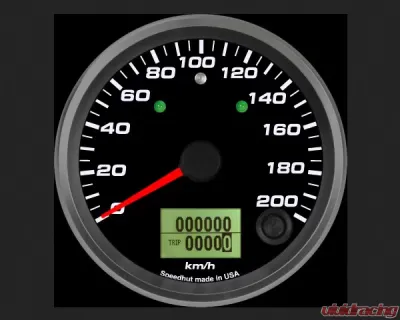 SpeedHut Speedometer Gauge 200kmh Metric Programable | with Turn Signal and High Beam - GRM338-SPEEDO-01T