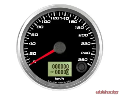 SpeedHut Speedometer Gauge 260kmh Metric Programmable - GRM338-SPEEDO-02