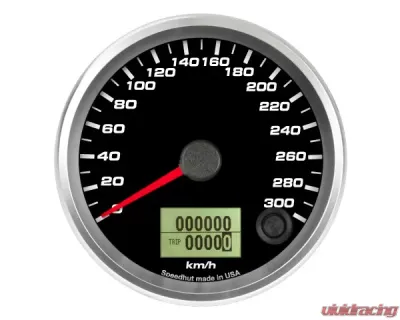SpeedHut Speedometer Gauge 300kmh Metric Programmable - GRM338-SPEEDO-03