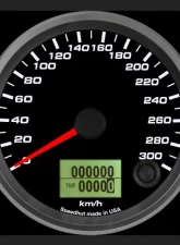 SpeedHut Speedometer Gauge 300kmh Metric Programmable                                     - GRM338-SPEEDO-03 - Image 2