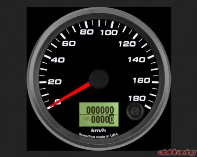 SpeedHut Speedometer Gauge 180kmh Metric Programable - GRM338-SPEEDO-05