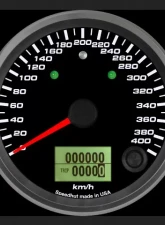 SpeedHut Speedometer Gauge 400kmh Metric Programmable | with Turn Signal and High Beam                                     - GRM338-SPEEDO-07T - Image 2