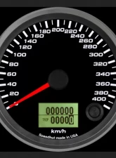 SpeedHut Speedometer Gauge 400kmh Metric Programmable                                     - GRM338-SPEEDO-07 - Image 2