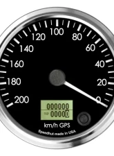 SpeedHut GPS Speedometer Gauge 200kmh Metric | Counter Clockwise                                     - GRM4-GPS-01-CCW - Image 5