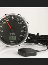 SpeedHut GPS Speedometer Gauge 200kmh Metric | Counter Clockwise                                     - GRM4-GPS-01-CCW - Image 3