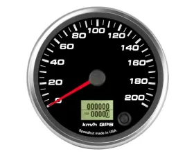 SpeedHut GPS Speedometer Gauge 200kmh Metric