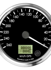 SpeedHut GPS Speedometer Gauge 260kmh Metric | Counter Clockwise                                     - GRM4-GPS-03-CCW - Image 4