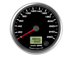 SpeedHut GPS Speedometer Gauge 260kmh Metric