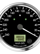 SpeedHut GPS Speedometer Gauge 260kmh Metric Counter Clockwise with Turn Signals and High Beam                                     - GRM4-GPS-03T-CCW - Image 4