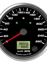 SpeedHut GPS Speedometer Gauge 260kmh Metric | with Turn Signal and High Beam                                     - GRM4-GPS-03T - Image 4
