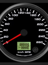 SpeedHut GPS Speedometer Gauge 260kmh Metric                                     - GRM4-GPS-03 - Image 2
