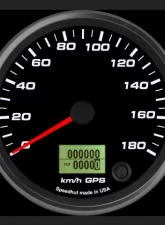 SpeedHut GPS Speedometer Gauge 180kmh Metric Universal Fit 3.875" Dash Hole                                     - GRM4-GPS-05 - Image 2