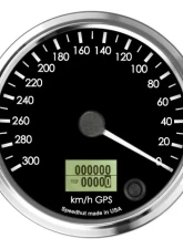 SpeedHut GPS Speedometer Gauge 300kmh Metric | Counter Clockwise                                     - GRM4-GPS-06-CCW - Image 4
