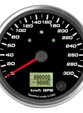 SpeedHut GPS Speedometer Gauge 300kmh Metric | with Turn Signal and High Beam                                     - GRM4-GPS-06T - Image 4