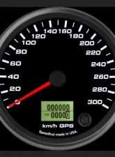 SpeedHut GPS Speedometer Gauge 300kmh Metric                                     - GRM4-GPS-06 - Image 2