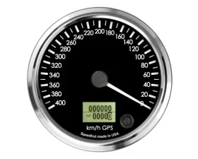 SpeedHut GPS Speedometer Gauge 400kmh Metric | Counter Clockwise