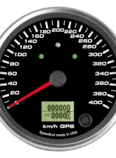 SpeedHut GPS Speedometer Gauge 400kmh Metric | with Turn Signal and High Beam                                     - GRM4-GPS-07T - Image 4