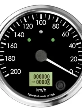 SpeedHut Speedometer Gauge 200kmh Metric Programmable Counter Clockwise with Turn Signals and High Beam                                     - GRM4-SPEEDO-01T-CCW - Image 5