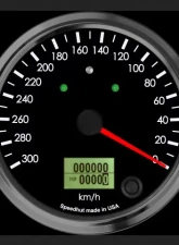 SpeedHut Speedometer Gauge 300kmh Metric Programmable Counter Clockwise with Turn Signals and High Beam                                     - GRM4-SPEEDO-03T-CCW - Image 2
