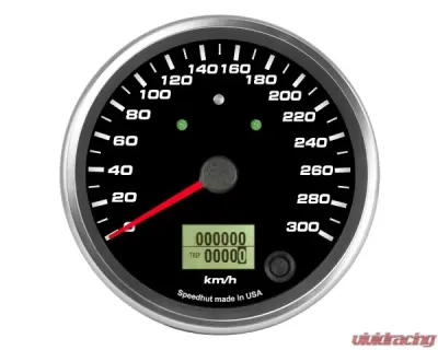 SpeedHut Speedometer Gauge 300kmh Metric Programmable | with Turn Signal and High Beam - GRM4-SPEEDO-03T
