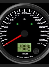 SpeedHut Speedometer Gauge 400kmh Metric Programmable | with Turn Signal and High Beam                                     - GRM4-SPEEDO-07T - Image 2