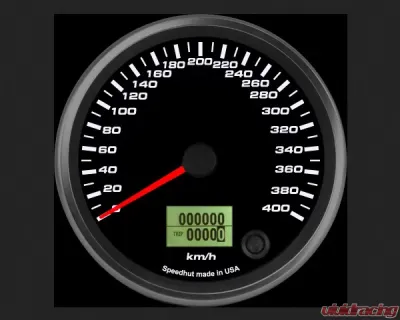 SpeedHut Speedometer Gauge 400kmh Metric Programmable - GRM4-SPEEDO-07