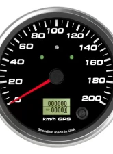 SpeedHut GPS Speedometer Gauge 200kmh Metric with Turn Signal and High Beam                                     - GRM4.5-GPS-01T - Image 4