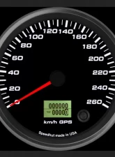 SpeedHut GPS Speedometer Gauge 260kmh Metric                                     - GRM4.5-GPS-03 - Image 2