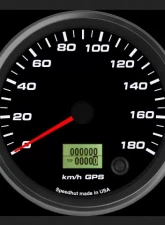 SpeedHut GPS Speedometer Gauge 180kmh Metric                                     - GRM4.5-GPS-05 - Image 2