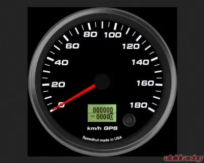 SpeedHut GPS Speedometer Gauge 180kmh Metric - GRM4.5-GPS-05
