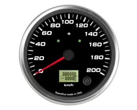 SpeedHut Speedometer Gauge 200kmh Metric Programmable | with Turn Signal and High Beam