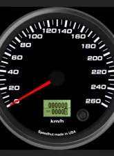 SpeedHut Speedometer Gauge 260kmh Metric Programmable                                     - GRM4.5-SPEEDO-03 - Image 2