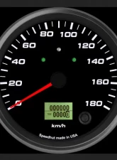 SpeedHut Speedometer Gauge 180kmh Metric Programmable | with Turn Signal and High Beam                                     - GRM4.5-SPEEDO-05T - Image 2