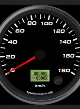 SpeedHut Speedometer Gauge 180kmh Metric Programmable                                     - GRM4.5-SPEEDO-05 - Image 2