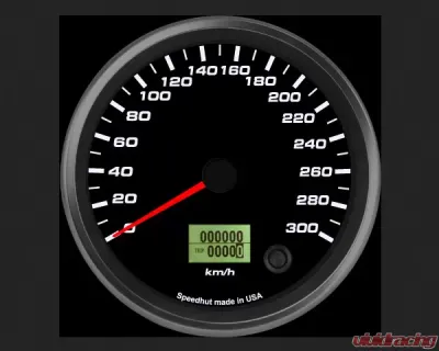 SpeedHut Speedometer Gauge 300kmh Metric Programmable - GRM4.5-SPEEDO-06