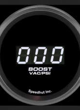 SpeedHut Boost/Vac Digital Gauge 30inhg-0-30psi with Easy Touch Bezel                                     - GR-DG-BOOST-01 - Image 2