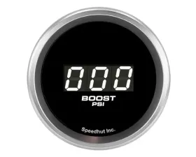 SpeedHut Boost Digital Gauge 0-30psi with Easy Touch Bezel