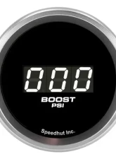 SpeedHut Boost Digital Gauge 0-30psi with Easy Touch Bezel                                     - GR-DG-BOOST-02 - Image 2