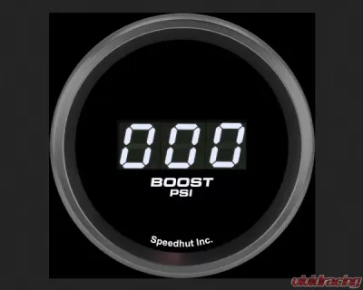 SpeedHut Boost Digital Gauge 0-30psi with Easy Touch Bezel - GR-DG-BOOST-02