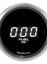 SpeedHut Fuel Pressure Digital Gauge 0-100psi with Easy Touch Bezel                                     - GR-DG-FUEL-01 - Image 2