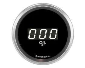 SpeedHut Oil Temp Digital Gauge 60-300F with Easy Touch Bezel