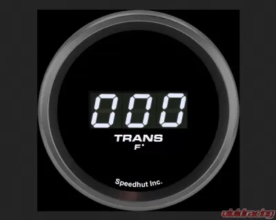 SpeedHut Trans Temp Digital Gauge 60-300F with Easy Touch Bezel - GR-DG-TRNS-01