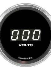 SpeedHut Volt Digital Gauge 6-18V with Easy Touch Bezel                                     - GR-DG-VOLT-01 - Image 2