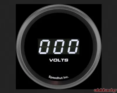 SpeedHut Volt Digital Gauge 6-18V with Easy Touch Bezel - GR-DG-VOLT-01