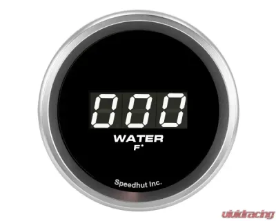 SpeedHut Water Temp Digital Gauge 60-300F with Easy Touch Bezel - GR-DG-WTR-01