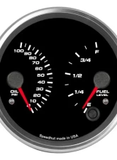 SpeedHut Dual Gauge - Oil Psi, Fuel Level                                     - GR4-DUAL-OF-01 - Image 4