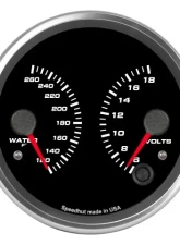 SpeedHut Dual Gauge - Water Temp, Volts                                     - GR4-DUAL-WV-01 - Image 4