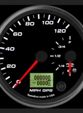 SpeedHut Dual Gauge - 120 mph GPS Speedometer  Fuel Level                                     - GR4-DUALGPS-SF-01 - Image 2