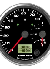 SpeedHut Dual GPS Speedometer 80mph with Fuel Level Gauge, 3.875" Dash Fit, Universal                                     - GR4-DUALGPS-SF-05T - Image 4